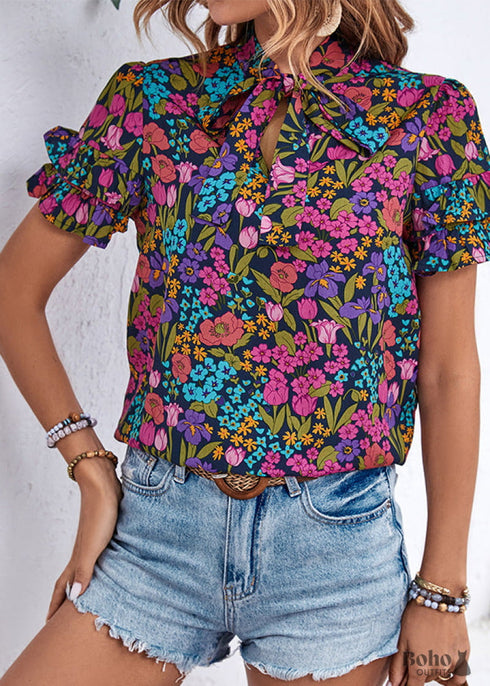 Boho Fashion Print Shirt